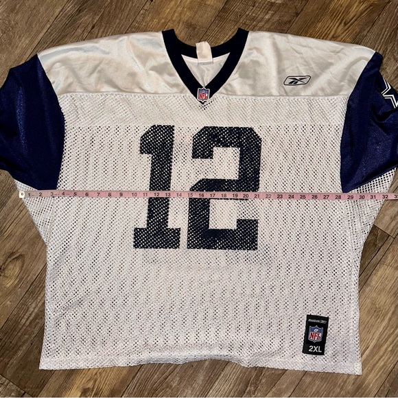 SOLD 💕Reebok NFL Dallas Cowboys 12 Mesh Jersey - Picture 11 of 13
